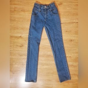 Vintage Lawman Western Jeans from 90s blue denim size 3 34" inseam